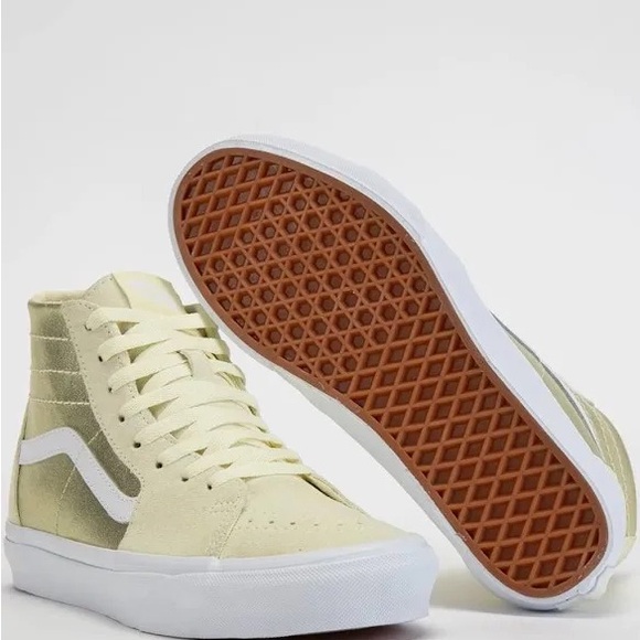 VANS “SK8 Hi Tapered Sneaker in Metallica Green” - Picture 2 of 7